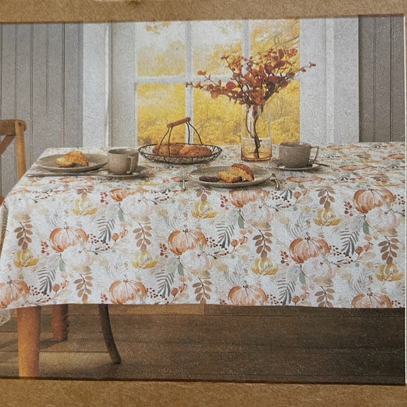 Create Decorate Celebrate Harvest Tablecloth - 60”x120” - Picture 6 of 6